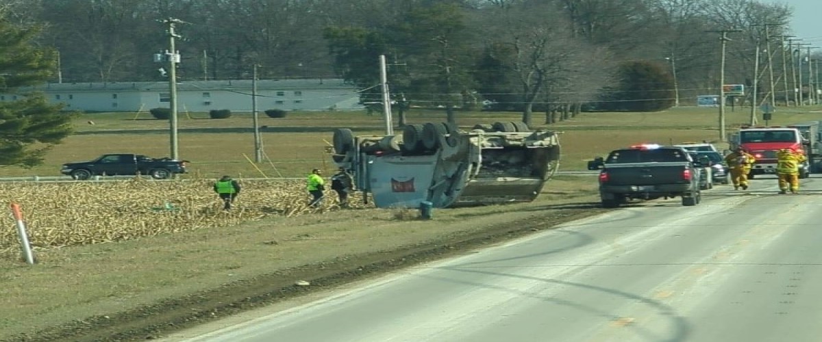 Garbage Truck accident in Bucyrus Rumpke employees hospitalized