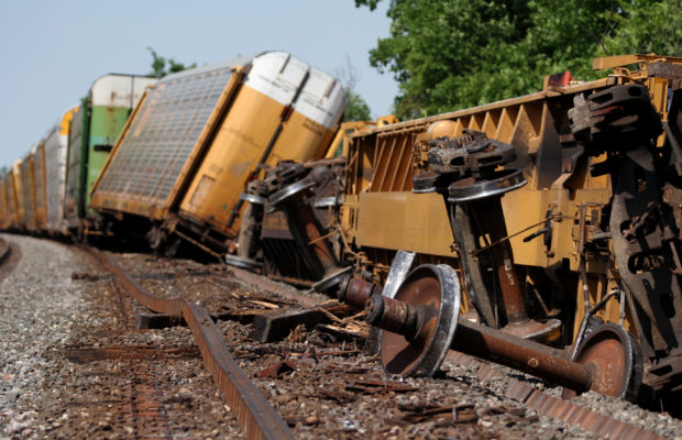Train derails near Crestline