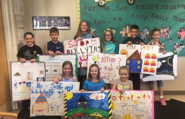 CC elementary students take part in safety poster contest CC elementary students take part in safety poster contest