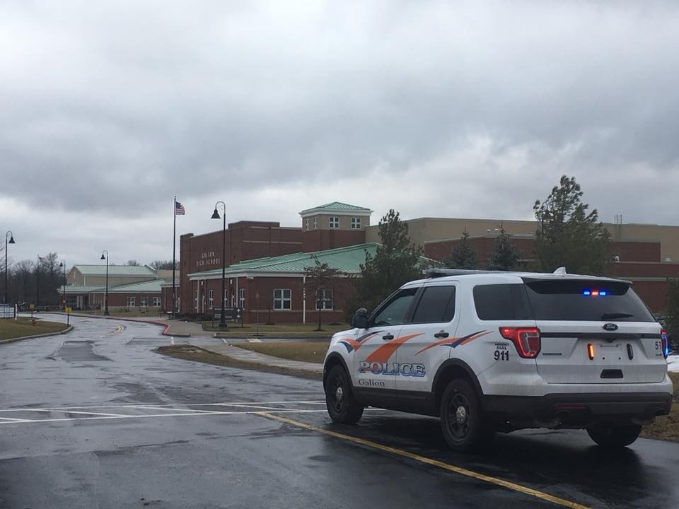 bomb threat, galion, galion middle school, galion police