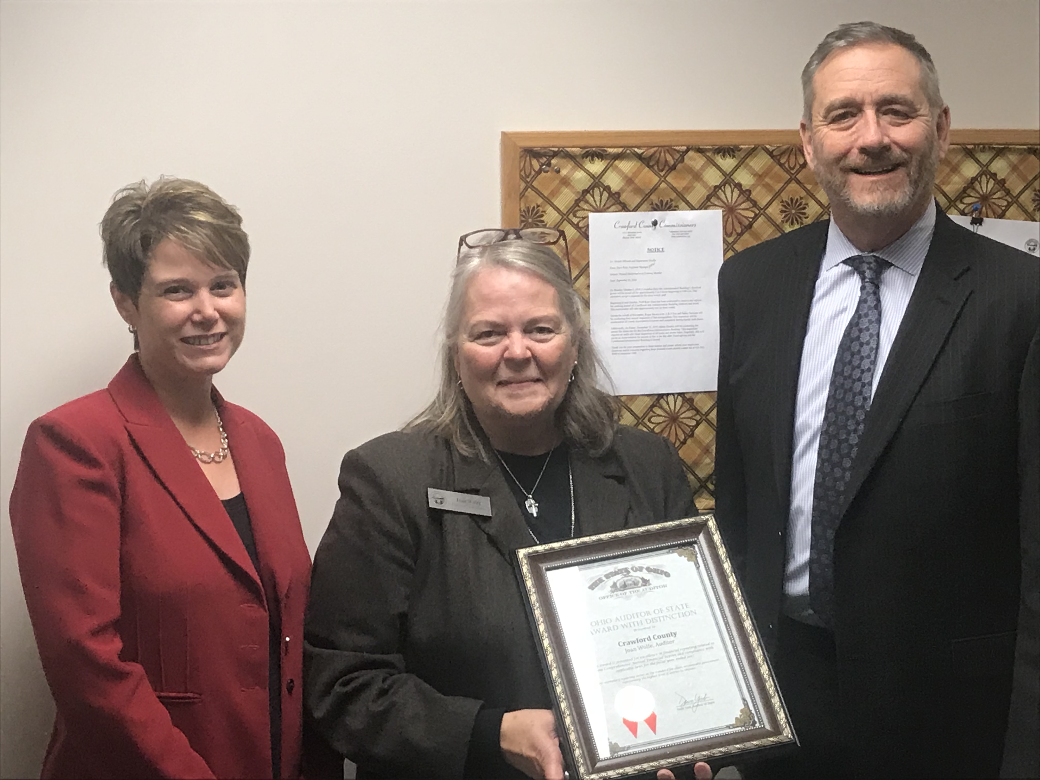 County auditor receives state award
