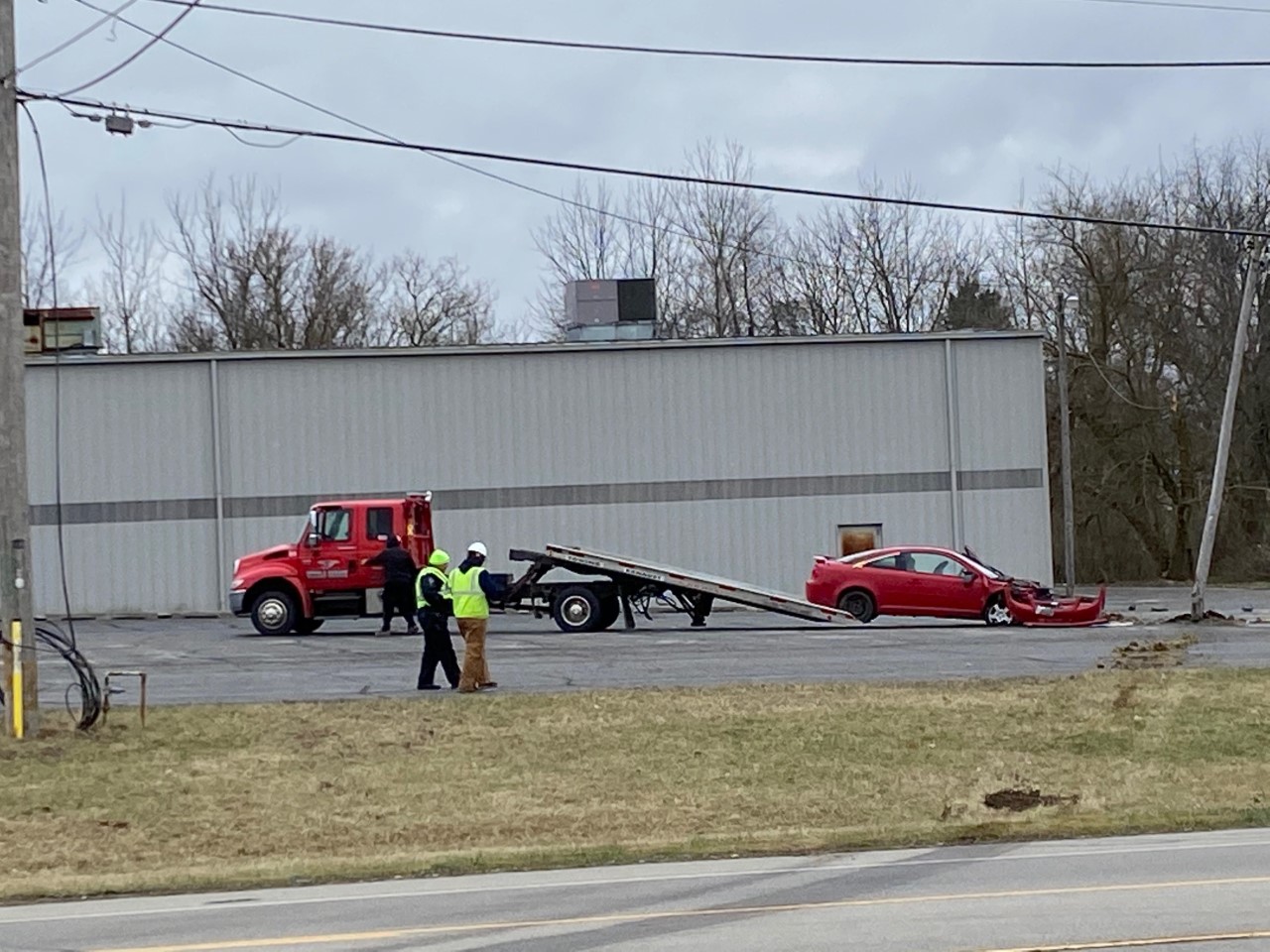 Seizure causes crash on busy street