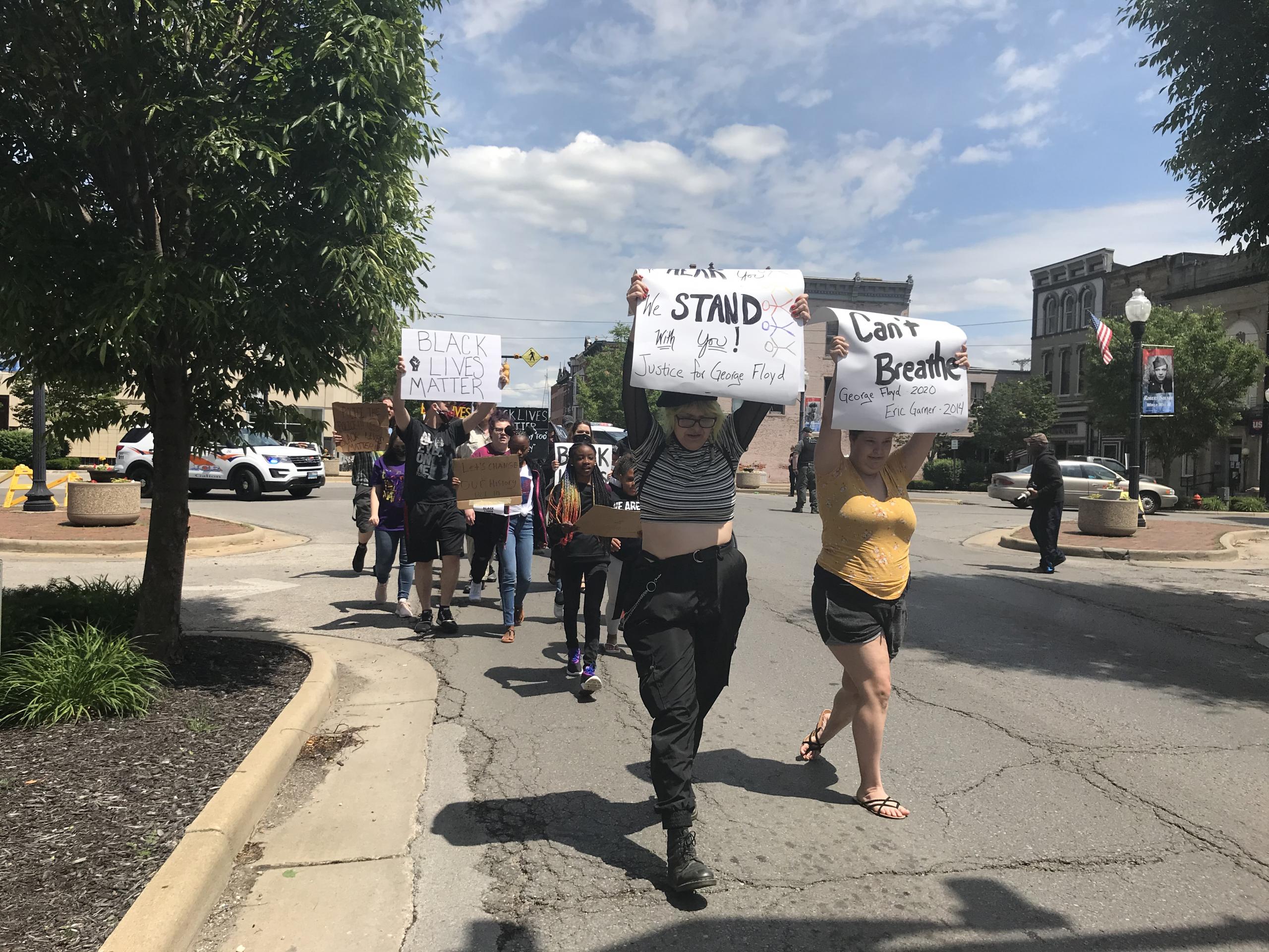 BLM protest marches on Uptowne Galion