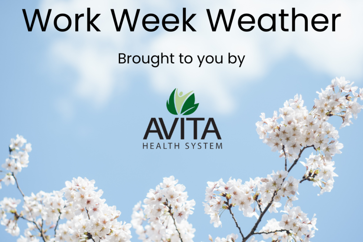 Work Week starts with showers, thunderstorms; sunny skies to follow ...