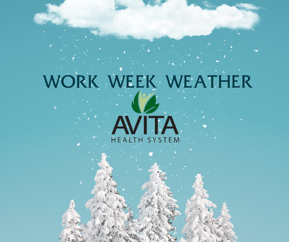Work Week Weather powered by Avita Health System: Sunny skies dominate ...