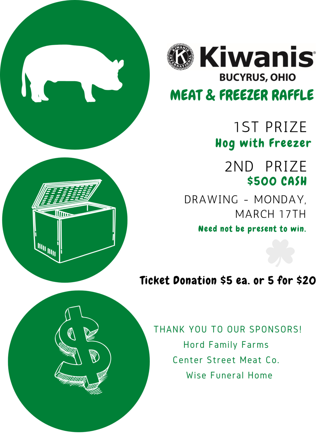 Freezer Raffle Bucyrus Kiwanis invites community to two exciting events - Crawford ...