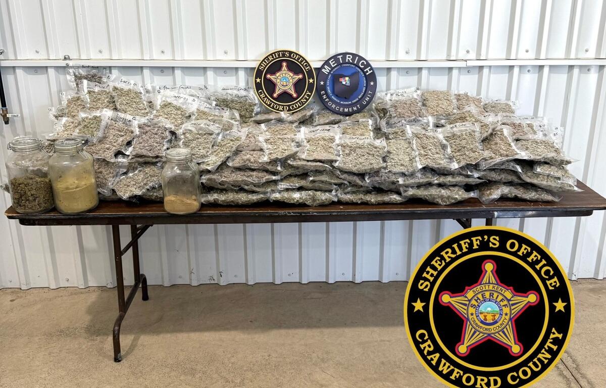 Crawford County drug bust seizes $100K in narcotics, 70 pounds of ...