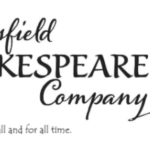 Mansfield Shakespeare Company logo with cursive 'Mansfield' and 'Shakespeare' text and a right-side feather quill.